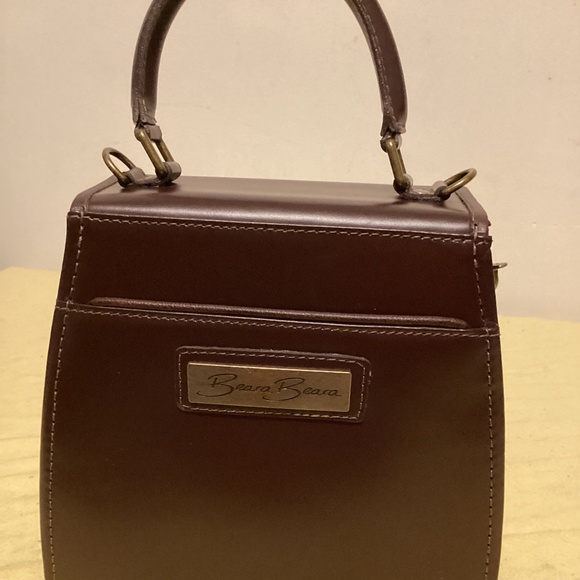 BEARA BEARA VINTAGE LEATHER TOP HANDLE BAG - Picture 5 of 10